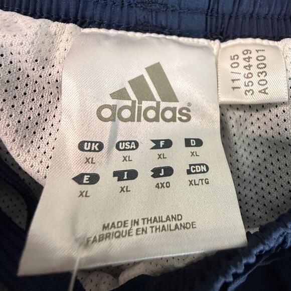 Vintage Adidas ClimaProof Wind Pants NWT Men’s XL Navy White Stripe - Picture 4 of 10